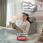 Ergonomik Destek Yastığı – Baş, Sırt, Bel ve Bacak Desteği (gri)