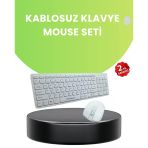 Ergonomik Kablosuz Klavye Mouse Takımı - Tam Boy, Sessiz Ve Güvenilir Mir74350694