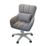 Ergonomik Kadife Ev Ofis Masası Sandalyesi, 360° Dönebilir, Yüksekliği Ayarlanabilir, Bel Desteği, Tekerlekli Tekerlekler Kolay Montaj, Konfor ve Stil için Bilgisayar Koltuğu