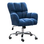 Ergonomik Kadife Ofis Koltuğu, Ev ve Yatak Odası için Modern Dönebilen Çalışma Koltuğu, Kolları ile Sevimli Pembe Tasarım, Kız Çocukları İçin İdeal Çalışma ve Boş Zaman Orta Sırt Konforu için İdeal