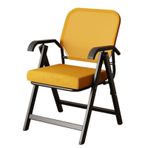 Ergonomik katlanabilir ofis koltuğu - ofis konferansı toplantı resepsiyon ve eğitim odaları için file koltuk - Canlı turuncu renkte yerden tasarruf sağlayan tasarım