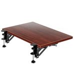 Ergonomik Klavye Tepsisi Uzatma 90° Katlanabilir Masa Platformu Kolay Açılır ve Katlanır Yazma ve Oyun Alanı için İdeal Ofis Aksesuarı