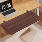 Ergonomik Masa Uzatma 90 ° Katlanabilir Klavye Tepsisi SpaceSaving Ofis nizer NonDrilling Su Geçirmez Ayarlanabilir Çalışma Alanı Çözümü Ev ve Ofis için