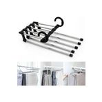 Ergonomik Metal Katmanlı Şal Kravat Pantolon Askılığı Dolap Etek Askılık Organizer Düzenleyici Askı