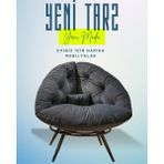 Ergonomik Modern Berjer Tekli Koltuk | Geniş ve Rahat Oturma Alanı | Okuma & Dinlenme Koltuğu | Milano Tasarım - Füme