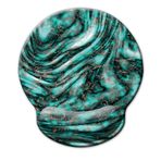 Ergonomik Mouse Pad Bilek Dinlenme Desteği, Kaymaz Kauçuk Tabanlı Jel Fare Altlıkları Bellek Köpüğü Fare Altlığı, Dizüstü Bilgisayar Ev Ofis Çalışma Ağrısı Kesici için Fare Bilek Dinlenme Pedi (Mavi