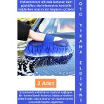 Ergonomik Oto İç Dış Bakım Temizlik Çizilme Önleyen Özel Püskül Premium Araba Yıkama Eldiveni 2 Adet