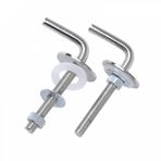 ERGONOMİK PASLANMAZ METAL KROM KLOZET KAPAK MONTAJ VİDASI (APARATI)