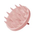 Ergonomik silikon fırça, kafa derisi temizleyici, profesyonel el manual del saç derisi için derin temizlik ve kafa bakımı, duş aksesuarı (pembe)