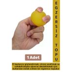 Ergonomik Stres Egzersiz Rehabilitasyon Fizyoterapi Esnek Silikon El Bilek Parmak Güçlendirme Topu