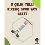 Ergonomik Tutma Yerli Pedallı ve Ayarlanabilir Elastik Yaylı Spor Ekipmanı - TK002M-6VUTT8 - Çok Renkli