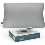Ergonomik Yastık Kılıfı, Pamuk, Yumuşak ve Konforlu, Gri Renk - 55 x 35 cm