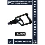 Ergonomik Yüksek Kalite Tüm Kupalarla Uyumlu Islak Kuru Kullanım Kupa Çekme 4 Parmak Hacamat Pompası