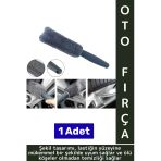 Ergonomik Yüksek Kaliteli Elastik Kolay Temizlenir Mikrofiber Otomobil Lastik Jant Temizleme Fırçası