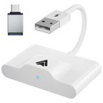 Ergün Collection Ally Usb+Type-C Android Kablosuz Carplay Adaptör Çevirici - Youtube Netflix Tiktok Video YANSITICI-(5775)