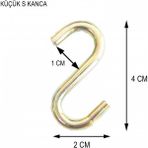 Ergün Collection S Küçük Kanca - 001-Renkli - 1 Adet