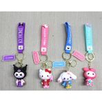 Ergün Collection Silikon Kuromi, Hello Kitty, My Melody Anahtarlık