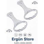 Ergün Store Baza Tutma Kolu Şeffaf Baza Kulp Baza Kaldırma Aparatı ( Esnek Plastik ) 8 Adet