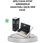 Ergün Store Gizli Kitap Kasa – Metal Gövdeli, Anahtarlı - Lisinya