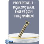 Ergün Store LCD Ekranlı Şarjlı Tıraş Makinesi Erkek Saç Sakal Kesme - Lisinya