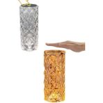 Ergün Store Masa ve Gece Lambası Şık ve Dayanıklı Sensörlü Şarjlı Kristal Lamba - Lisinya
