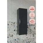 Erguvan Antrasit 120 cm %100 Mdf Banyo Boy Dolabı
