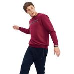 Erguvan Yazı Nakışlı O Yaka Rahat Form Erkek Sweatshirt - 88020 S Erguvan
