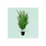ERHAN FLOWERS ÇİÇEK & DEKORASYON 130 Cm Yapay Bambu Gövdeli Areka Ağacı Doğal erh.1005