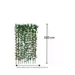 ERHAN FLOWERS ÇİÇEK & DEKORASYON 220 Cm Yapay Bambu Dogal Govde Yogun Yaprak ypy.agç.00437