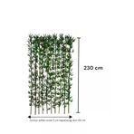 ERHAN FLOWERS ÇİÇEK & DEKORASYON 230 Cm Yapay Bambu Dogal Govde Yogun Yaprak ypy.agç.00438