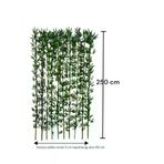 ERHAN FLOWERS ÇİÇEK & DEKORASYON 250 Cm Yapay Bambu Dogal Govde Yogun Yaprak ypy.agç.00440