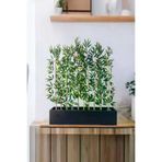 ERHAN FLOWERS ÇİÇEK & DEKORASYON Lüks Serisi Dolgun Yapraklı 10 Adet Yapay Bambu 100 Cm Saksıda TYBSP-S100.10160406625