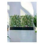 ERHAN FLOWERS ÇİÇEK & DEKORASYON Lüks Serisi Yoğun Yapraklı 210 Cm 25 Adet Yapay Bambu 125 Cm Saksıda SP-S125.210.25