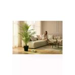 ERHAN FLOWERS erh.1583 Yapay Areka Ağacı Palmiye Ağacı Salon Bitkisi Yapay Areka 130 Cm 20 Yaprak Siyah Luna Saksı
