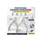 ERHCE 2'li Set Tırnak Pensi + Et Pensi Manikür Pedikür Pens Seti