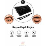 ERHCE Kirpik ve Kaş Tarama Fırçası 10’lu Tarak Maskara Fırçası