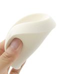 Ericotry 6 Adet Beyaz Büyük Makyaj Blender Kozmetik Göz Yüz Fondöten Astar Puf Süngerleri Hava Yastığı Sünger Kuru ve Islak Çift Kullanımlık BB CC Krem Sıvı Fondöten için - 9 cm Çap