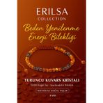Erilsa Sertifikalı Beden Yenilenmesi ve Enerji Artışı Bilekliği - Turuncu Kuvars Kristali Doğal Taş 4mm