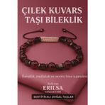 Erilsa Sertifikalı Çilek Kuvars Doğal Taş Bileklik - 8x8 mm Sevgi Şefkat Umut ve Sevinç Enerjisi Taşı