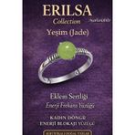 Erilsa Sertifikalı Eklem Sertliği Enerji Yüzüğü – Açık Yeşim (Jade) Taşı Ayarlamalı İnce Boğa Oğlak Terazi