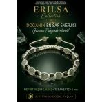 Erılsa Sertifikalı Nefrit Yeşim (Jade) Taşı Bileklik 6 Mm Ayarlamalı El Yapımı Doğal Taş Bileklik