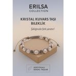Erilsa Sertifikalı Terahertz Kristal Kuvars Taşı Bileklik – Şıklığınla Parla, Enerjini Dengele