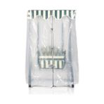 Erinöz Camellia Tek Kişilik Salıncak Koruma Örtüsü 135X105X170 - Açık Gri
