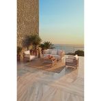 Erinöz Venedik Plus Bahçe Balkon Oturma Grubu 3+1+1+Ahşap Sehpa