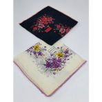 Eripek Oyalı Organik - 2\'li Set- Pamuklu Yazma 0606132 01 - Krem - Siyah - Renk