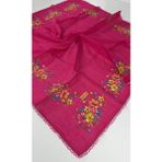 Eripek Oyalı Organik Pamuklu Yazma 0606131 16 - Fuşya - Pembe - Renk
