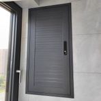Erişim Paneli Alüminyum Panjurlu Erişim Kapağı, Kilit ve Anahtarlı Erişim Paneli, Kabloları/Boruları Gizlemek Için Duvar Denetim Kapağı, 300x300 400x400 500x500 600x600 Mm(Gray,WxH(55x80cm))
