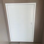 Erişim Paneli Alüminyum Panjurlu Erişim Kapağı, Kilit ve Anahtarlı Erişim Paneli, Kabloları/Boruları Gizlemek Için Duvar Denetim Kapağı, 300x300 400x400 500x500 600x600 Mm(White,WxH(65x100cm))