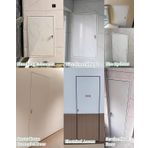 Erişim Paneli Dış Muayene Kapı Paneli 4x4 6x6 12x12 24x24, Elektrik Girişi Için Gömme Sayaç Kutusu Kapısı, Yer Üstü Havuz Kapağı/Kurutma Havalandırması Tek Panel(Black,700x450mm/28x18in)