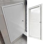 Erişim Paneli Duvar Alçıpan Tavan Arası Için Alüminyum Çerçeve Erişim Paneli, Anahtarlı Kilitlenebilir Elektrik Erişim Kapağı, Duş Tavanı/Asma Tavan/Çatı Katı Tesisat Servis Kapağı(65x75cm/26x30in)